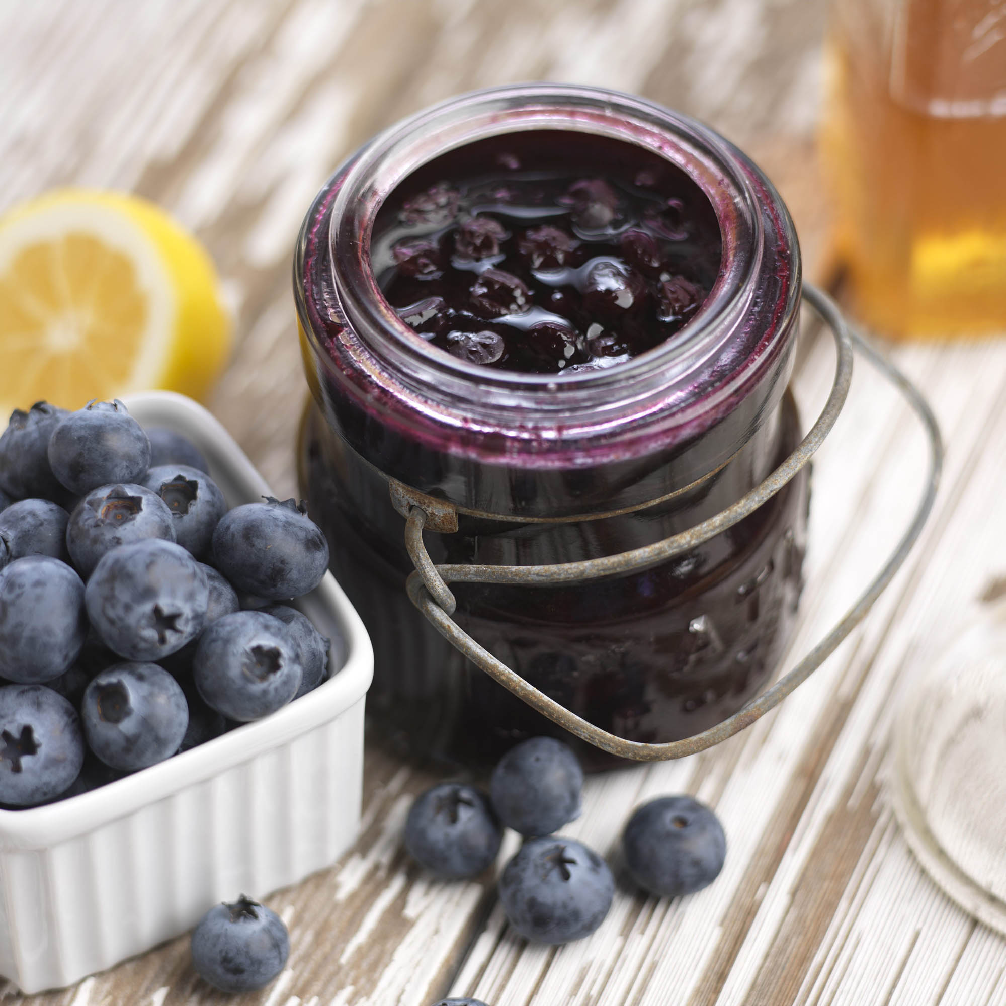 Blueberry Lemon Honey Jam
