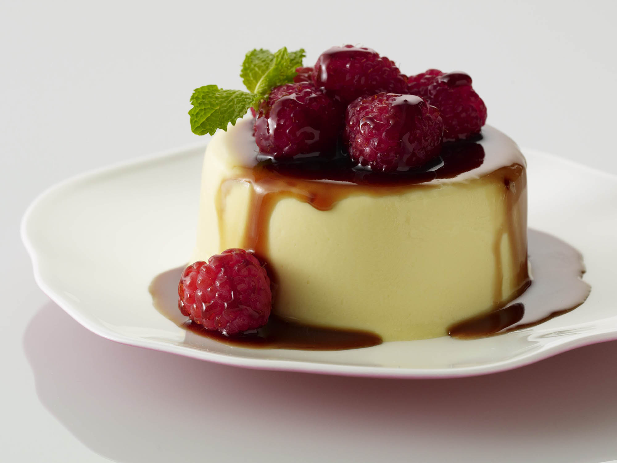 eggnog panna cotta with balsamic raspberries italian christmas cookies recipes