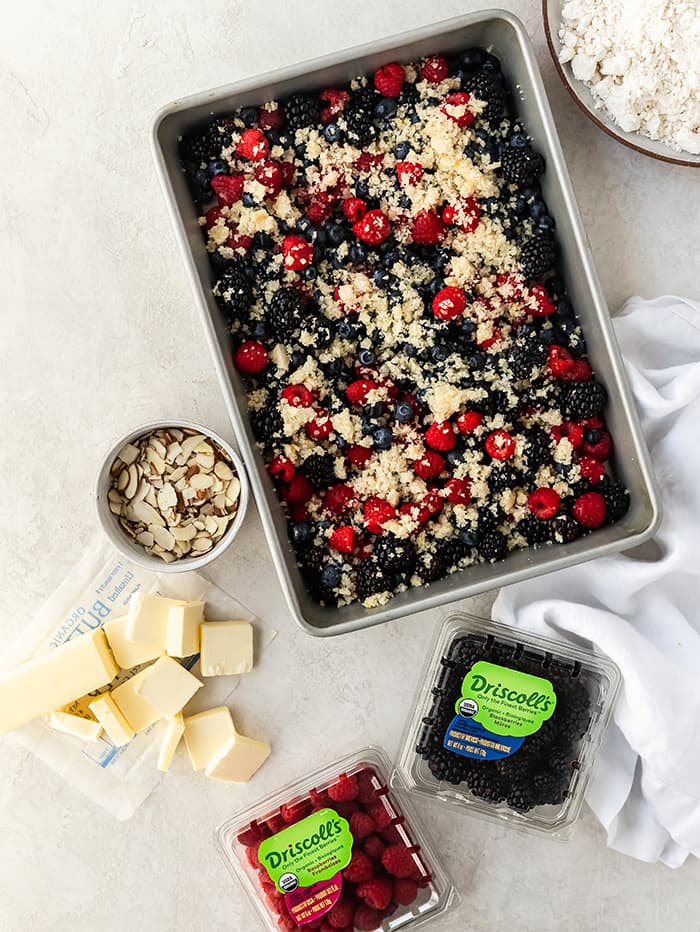 Driscolls Berry Dump Cake