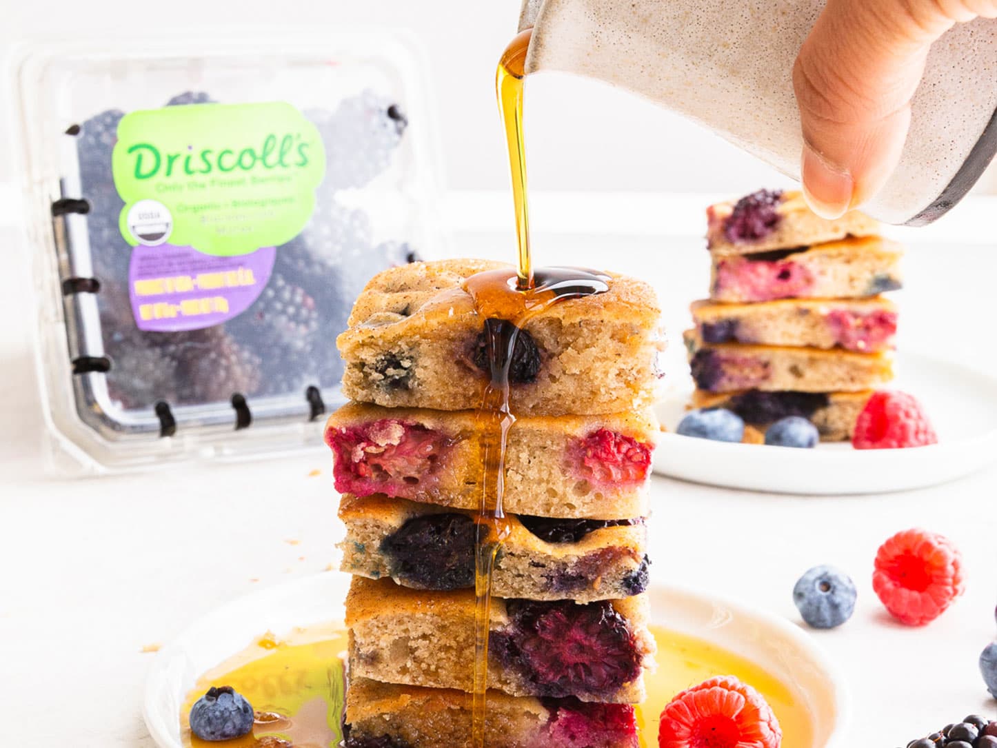Berry Sheet Pan Pancakes with Driscolls Berries