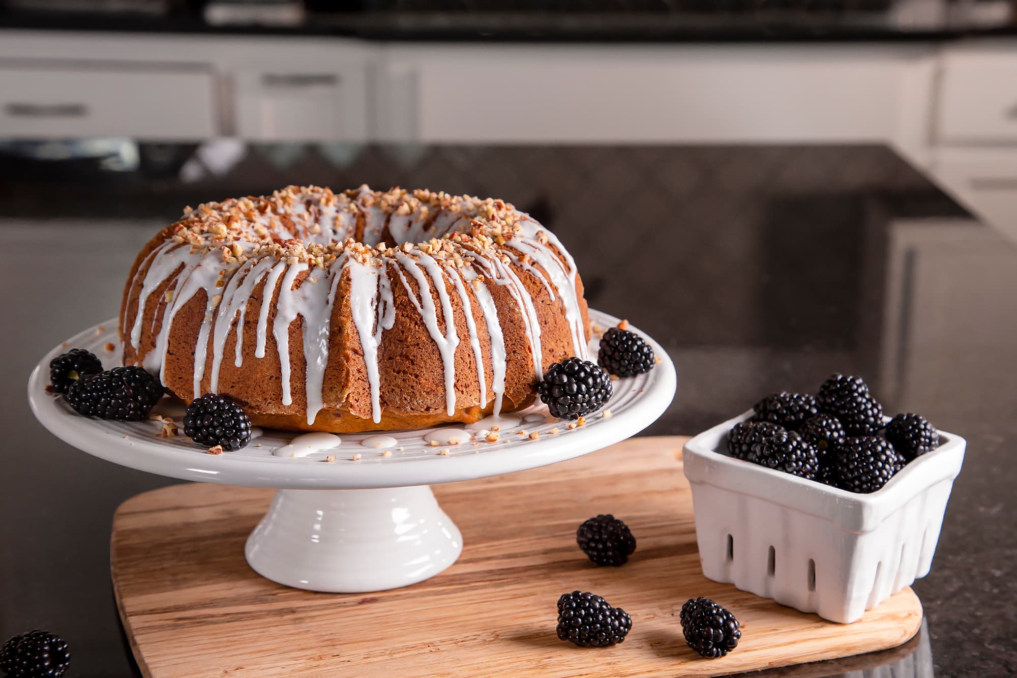 Blackberry Pumpkin Cake