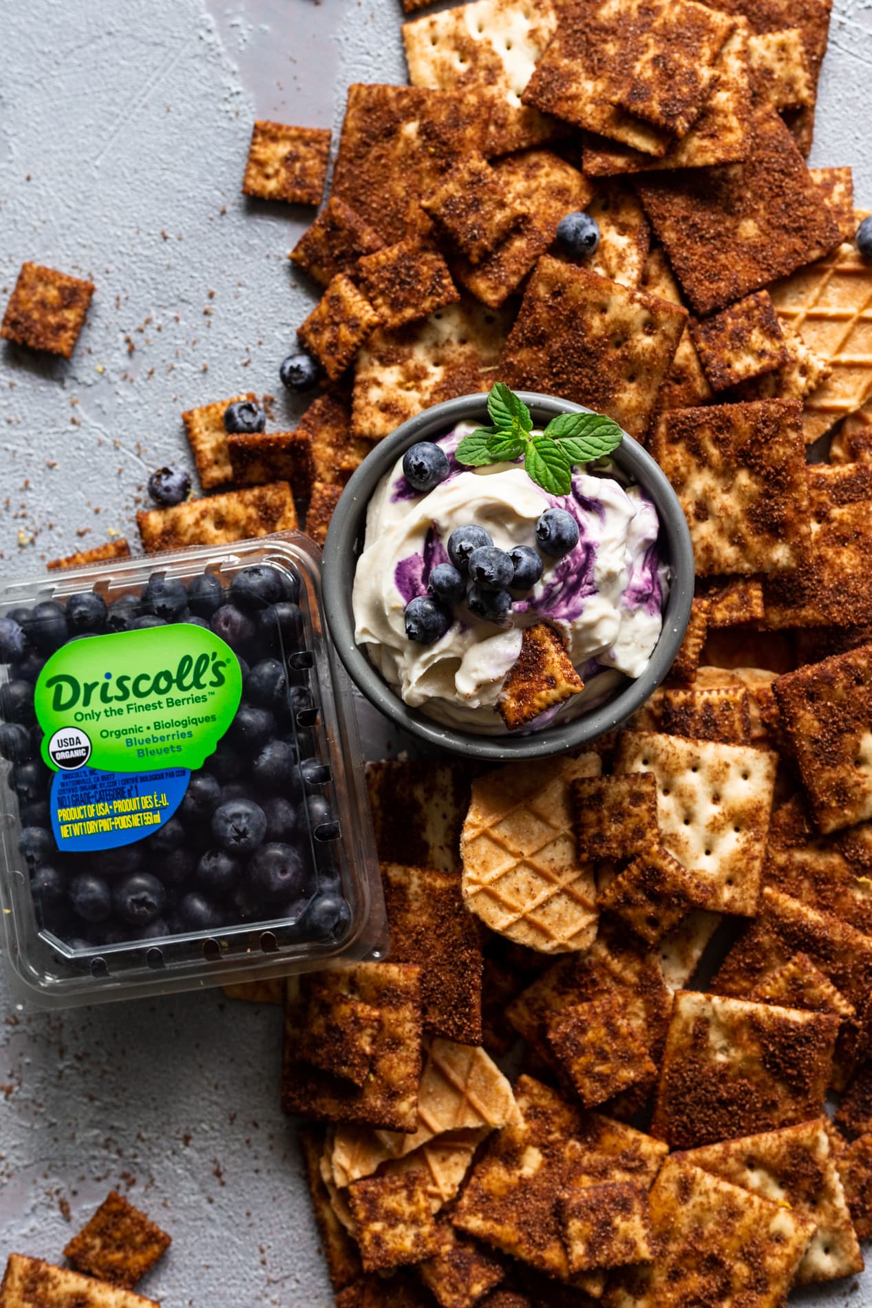 Blueberry cheesecake dip