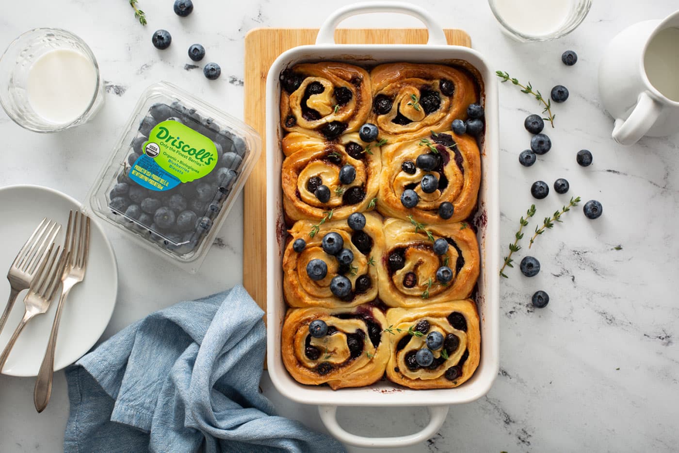Blueberry Cinnamon Rolls