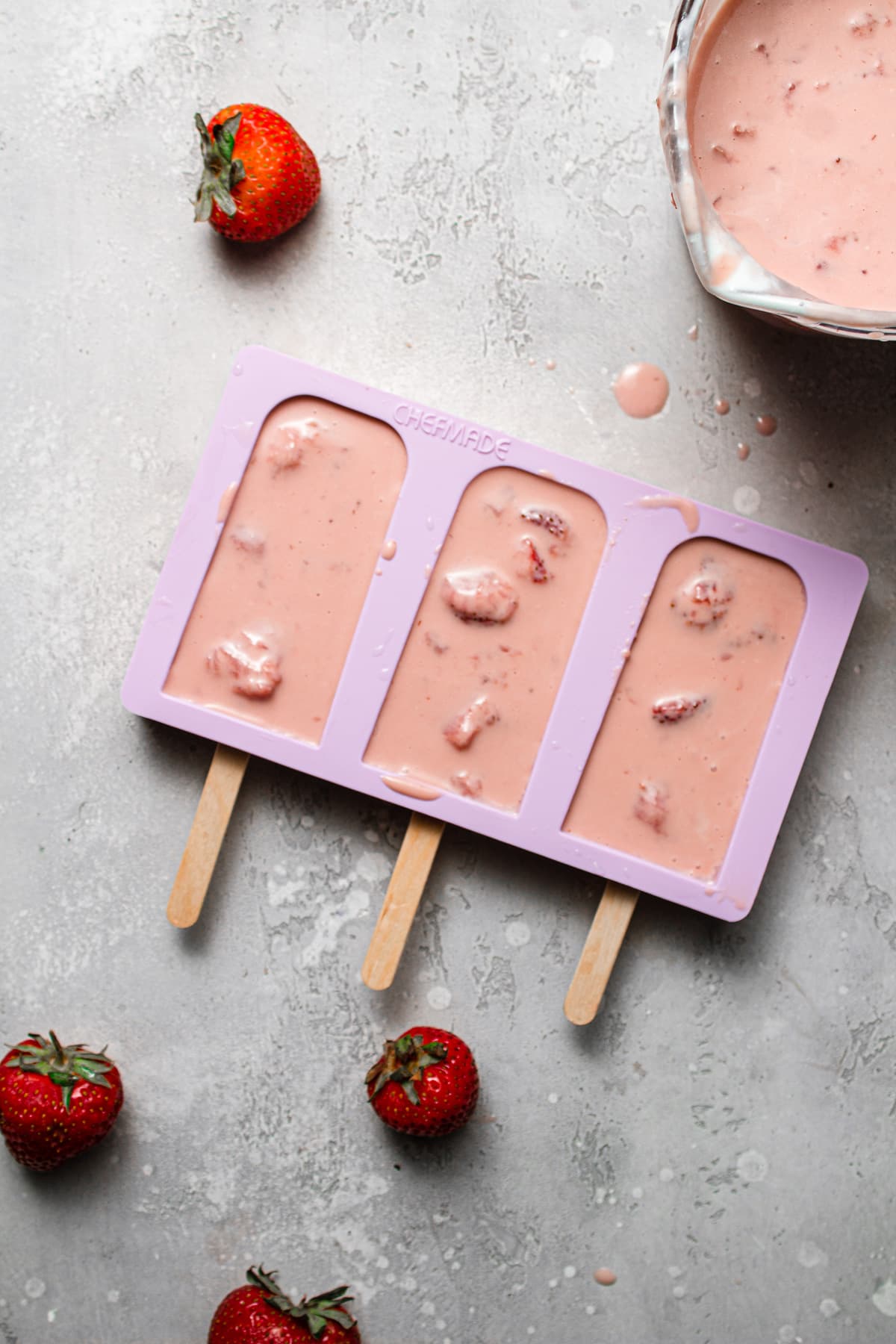 Caramelized Driscoll's Strawberry Creamsicles