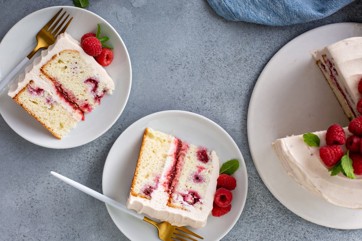easy raspberry cake