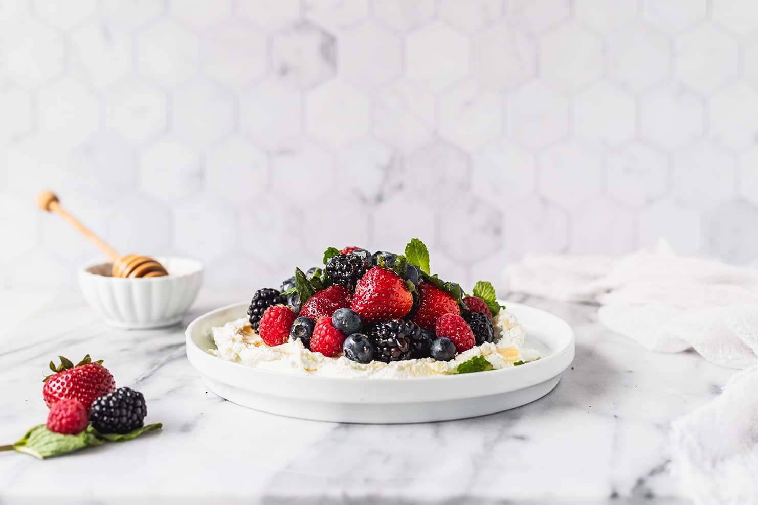 Goat Cheese with Mixed Berries