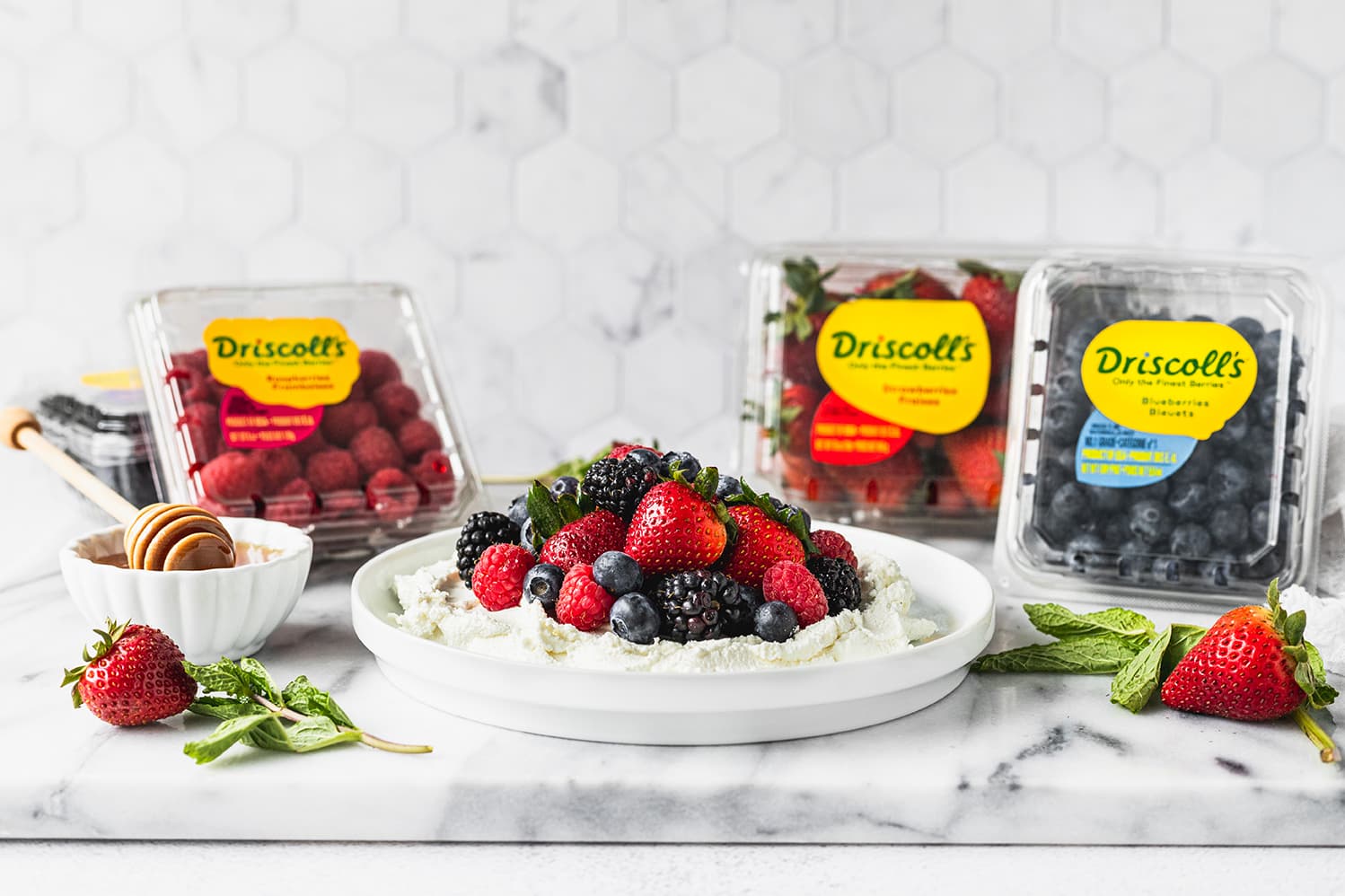 Goat Cheese with Mixed Berries