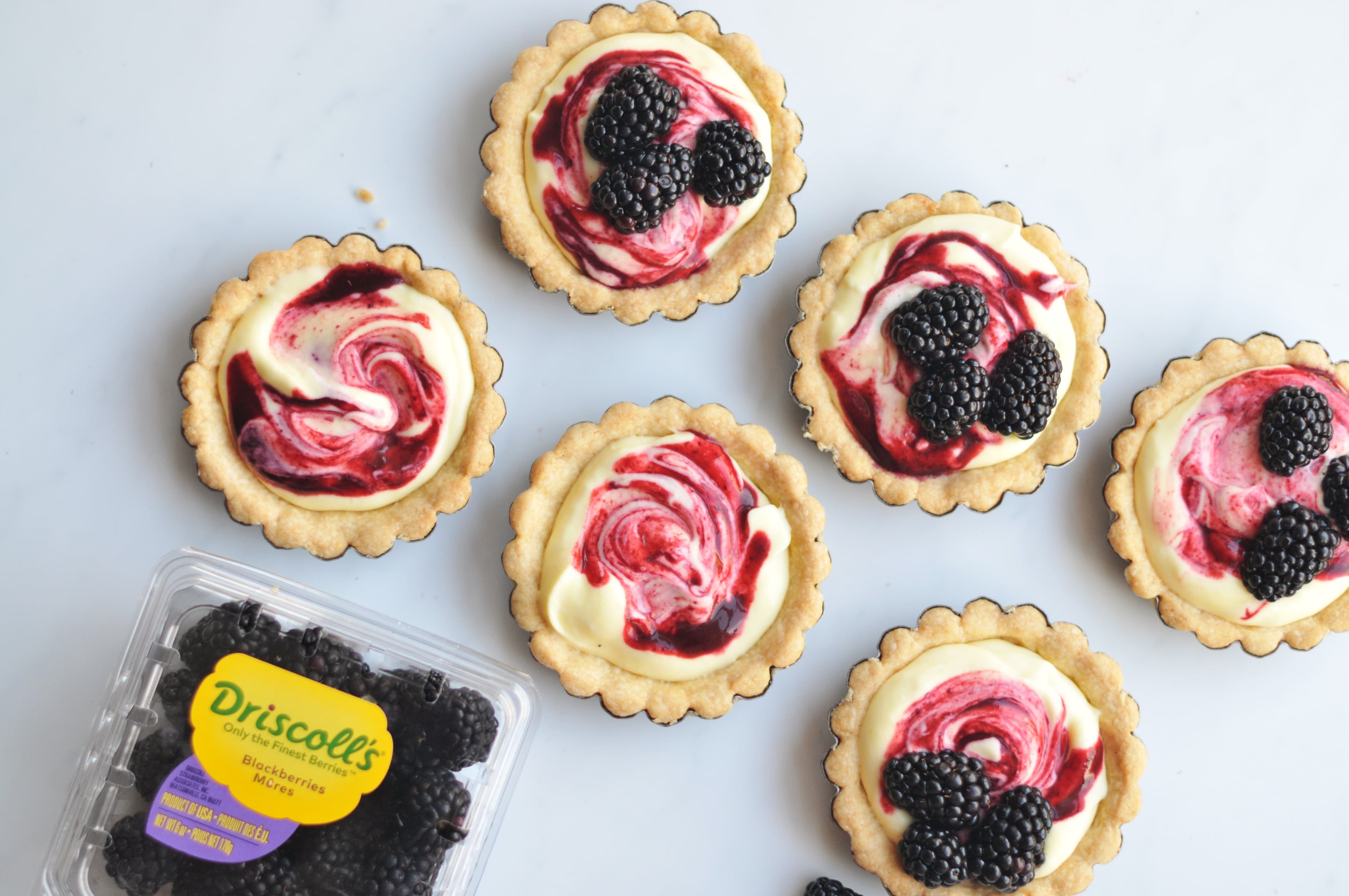 Lemon Tart with Driscoll's Blackberries