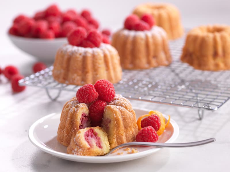 Mini Olive Oil Bundt Cakes