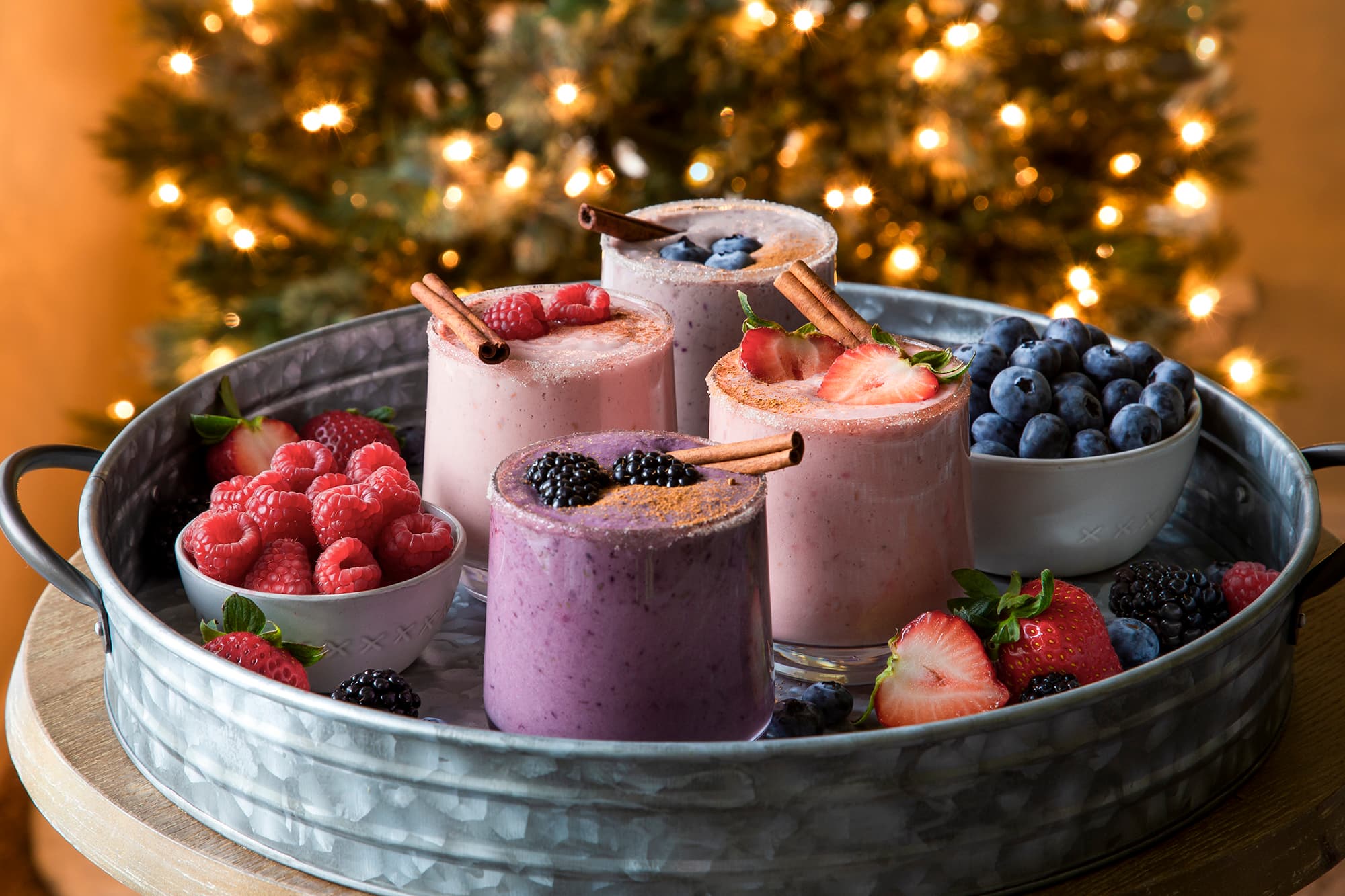 Holiday Berry Nog