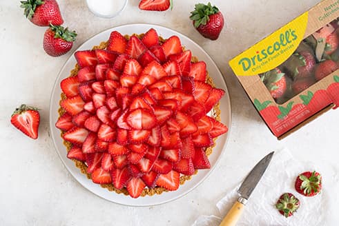 Strawberry Cheesecake Tart