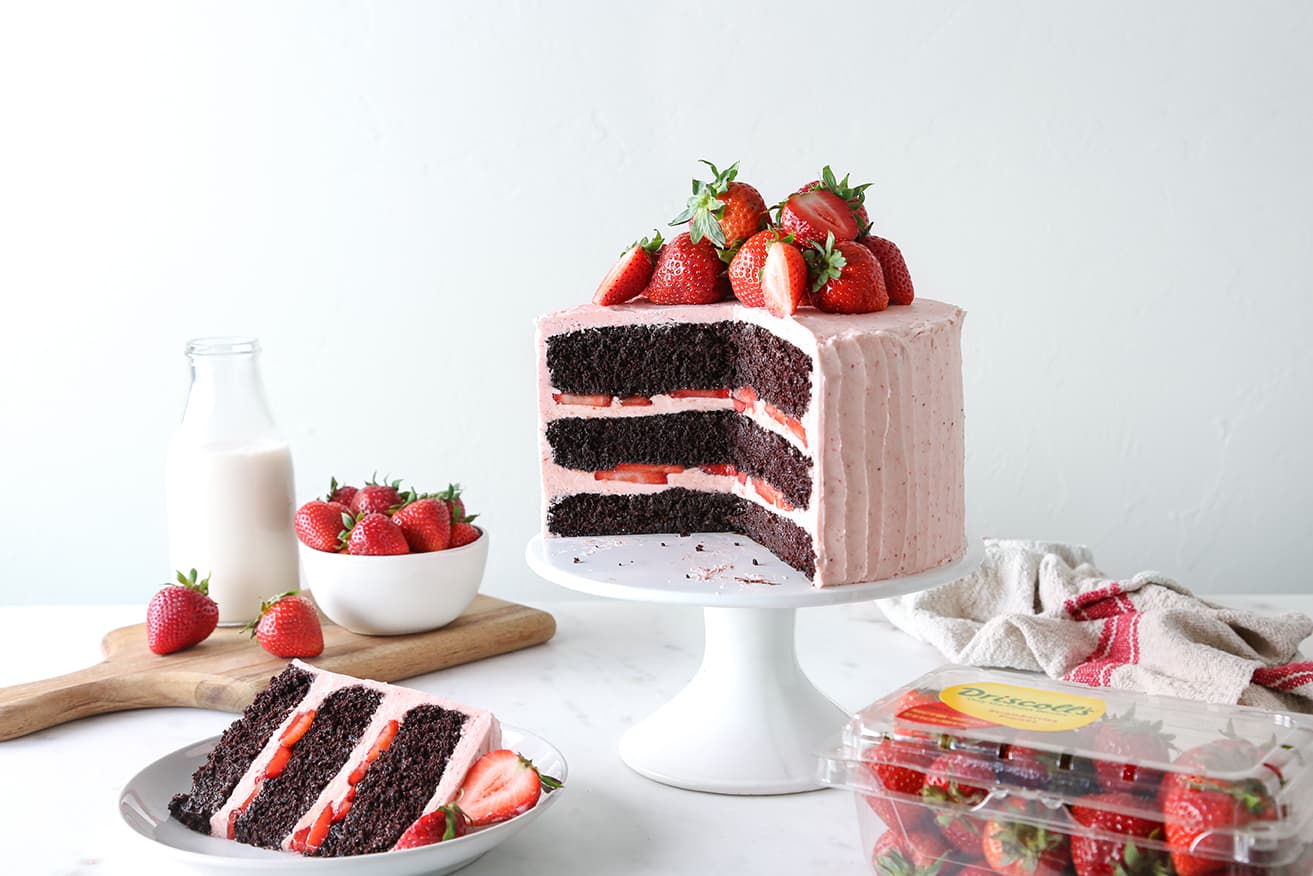 Strawberry Chocolate Cake