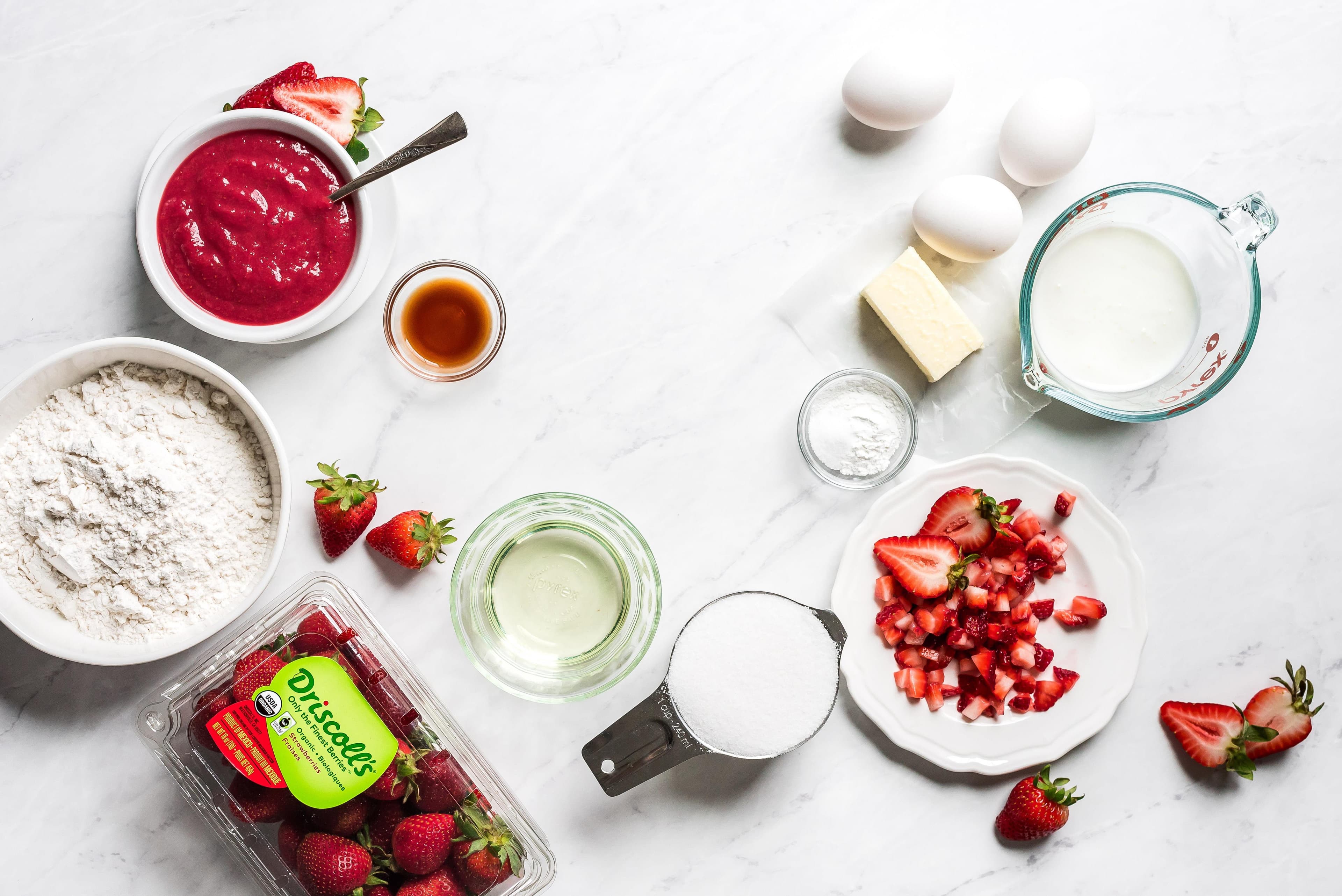 Driscoll's Strawberry Cupcakes