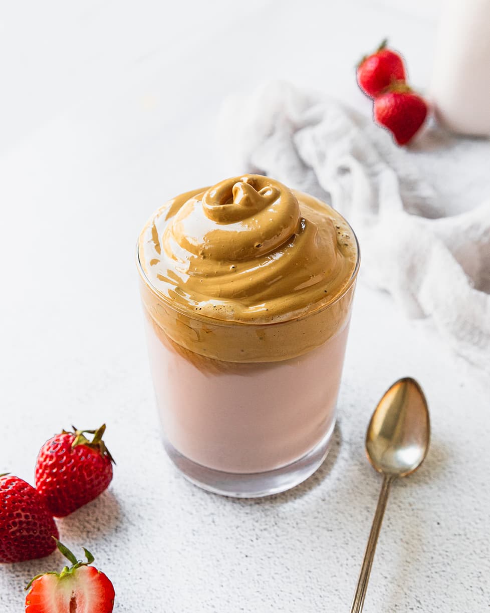 Driscoll's Strawberry Dalgona Coffee