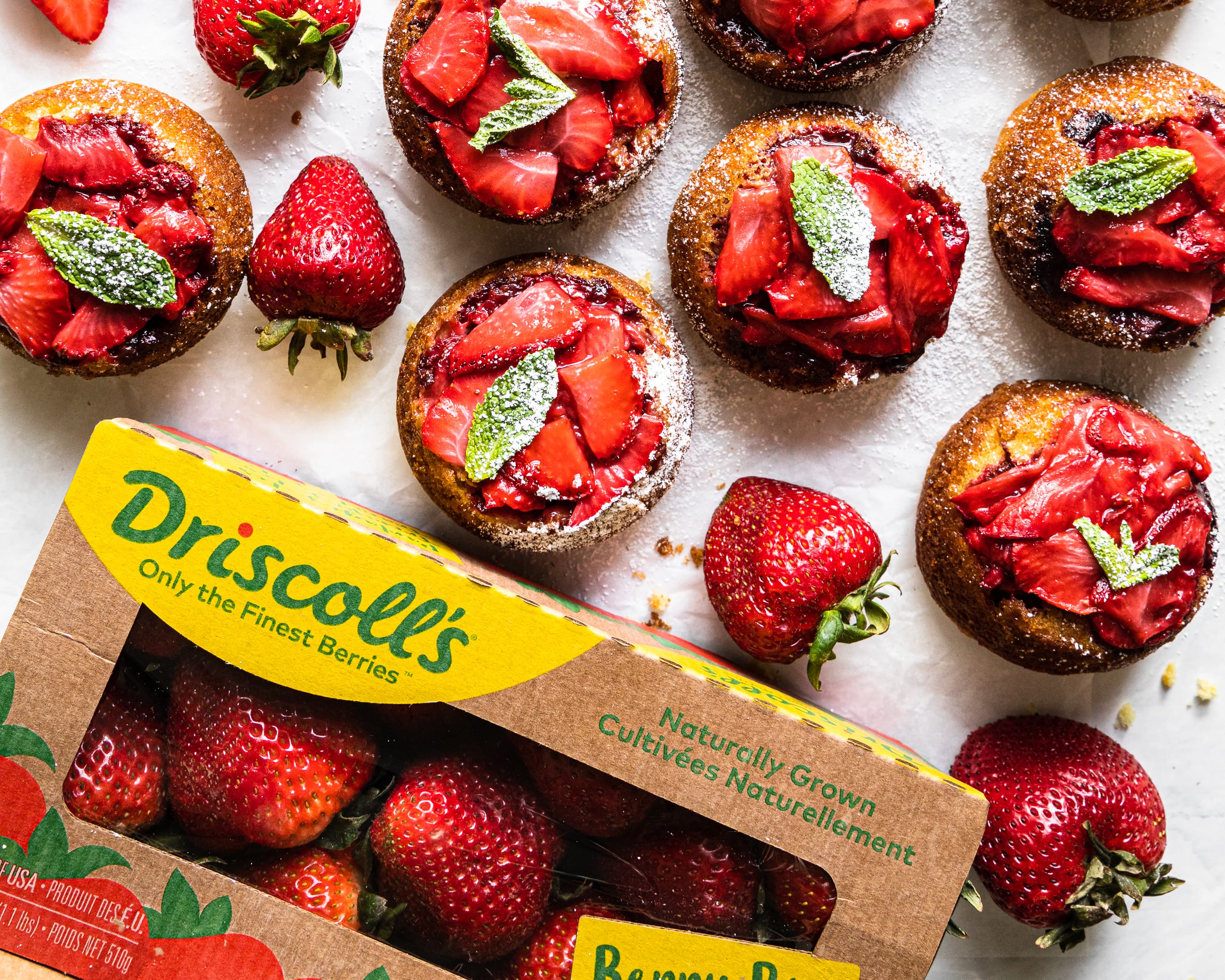 Driscoll's Strawberry Upside-Down Cakes