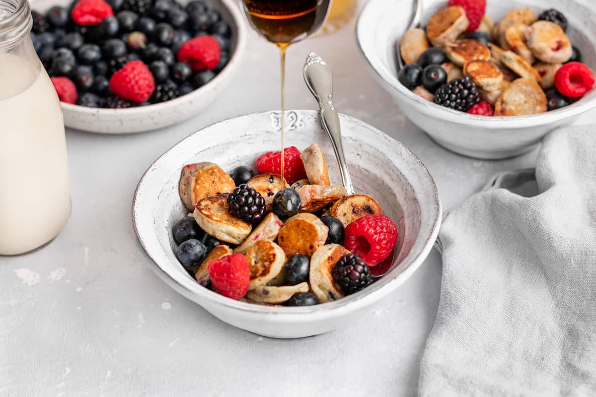 Vegan Berry Pancake Cereal