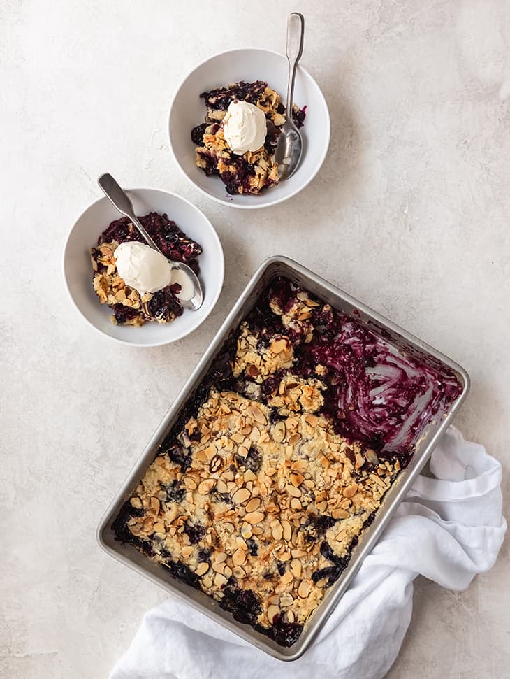 Driscolls Berry Dump Cake