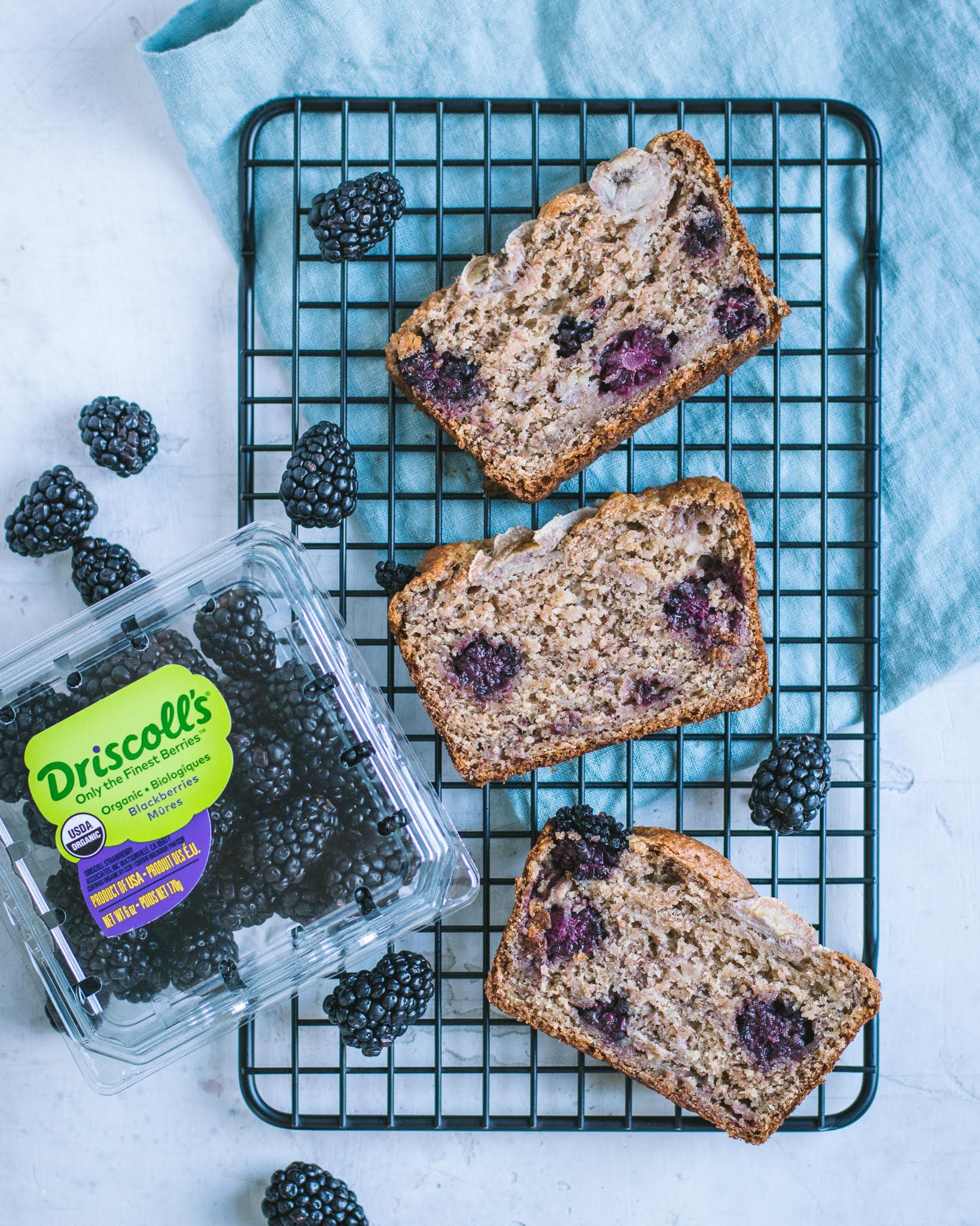 blackberry banana bread