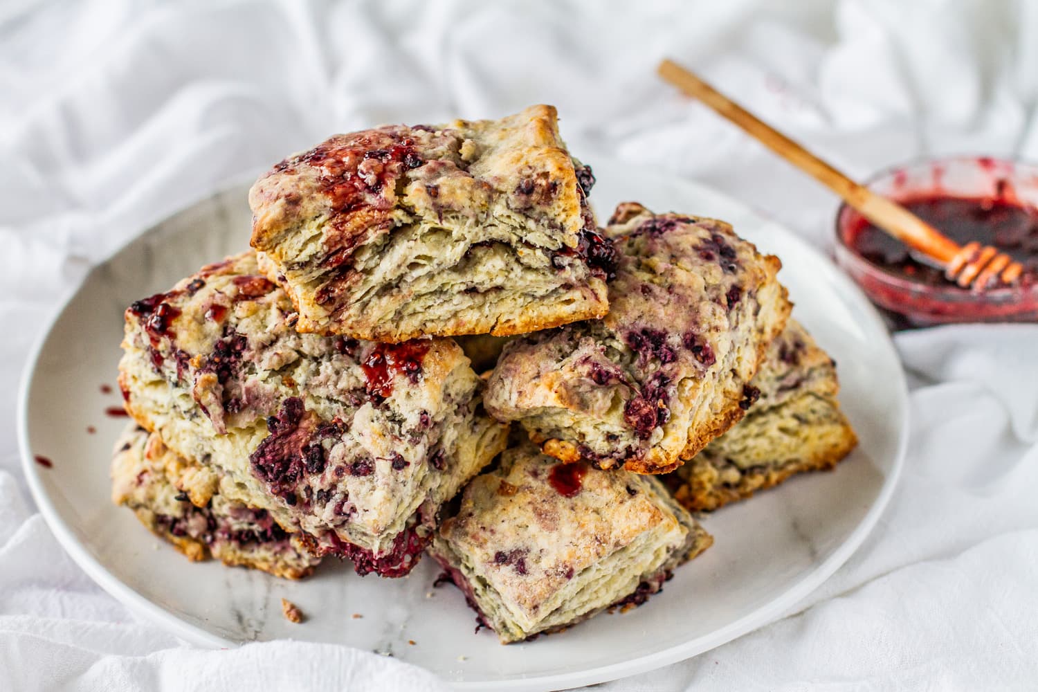 Blackberry Biscuits with Driscoll's Blackberries