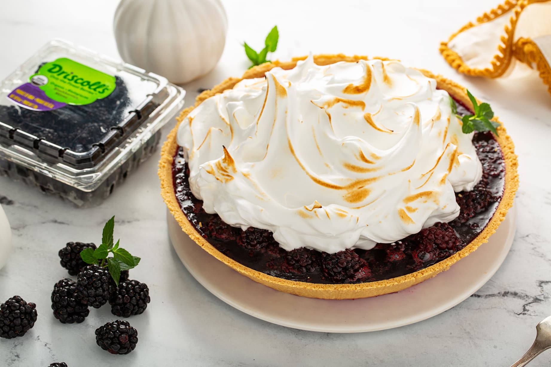 Blackberry Meringue Pie