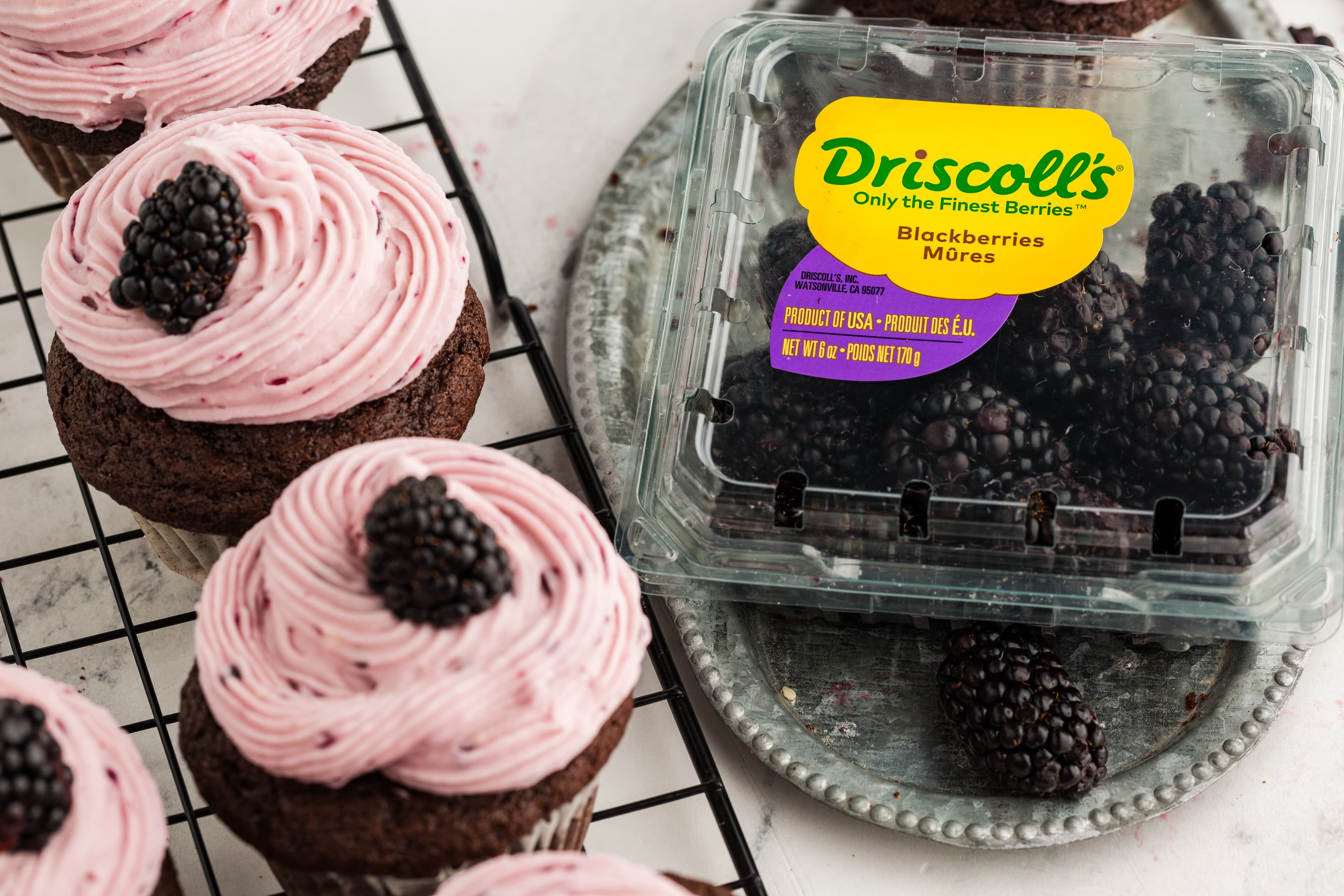 Chocolate chai cupcakes