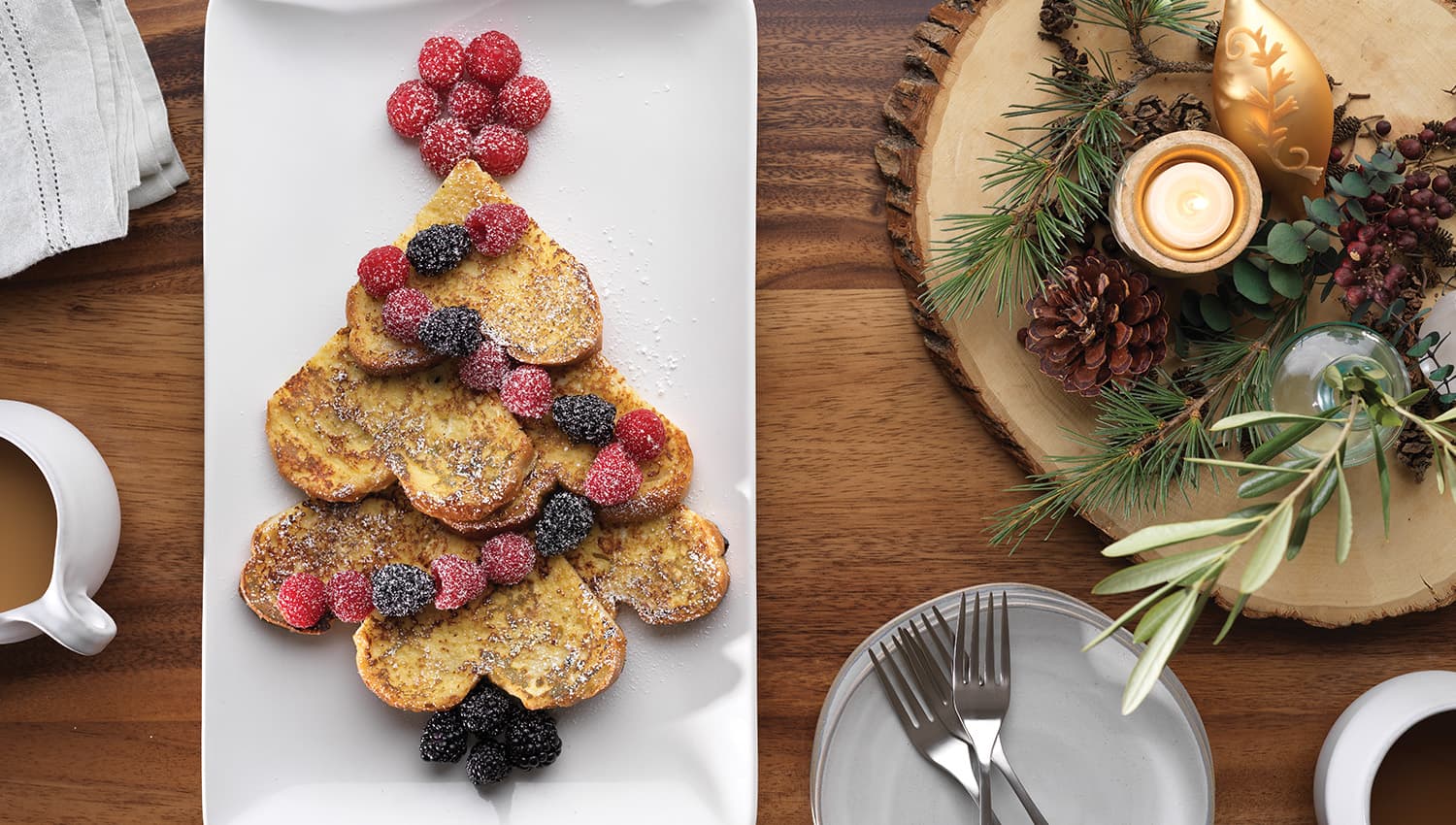 Christmas Tree Egg Nog French Toast2