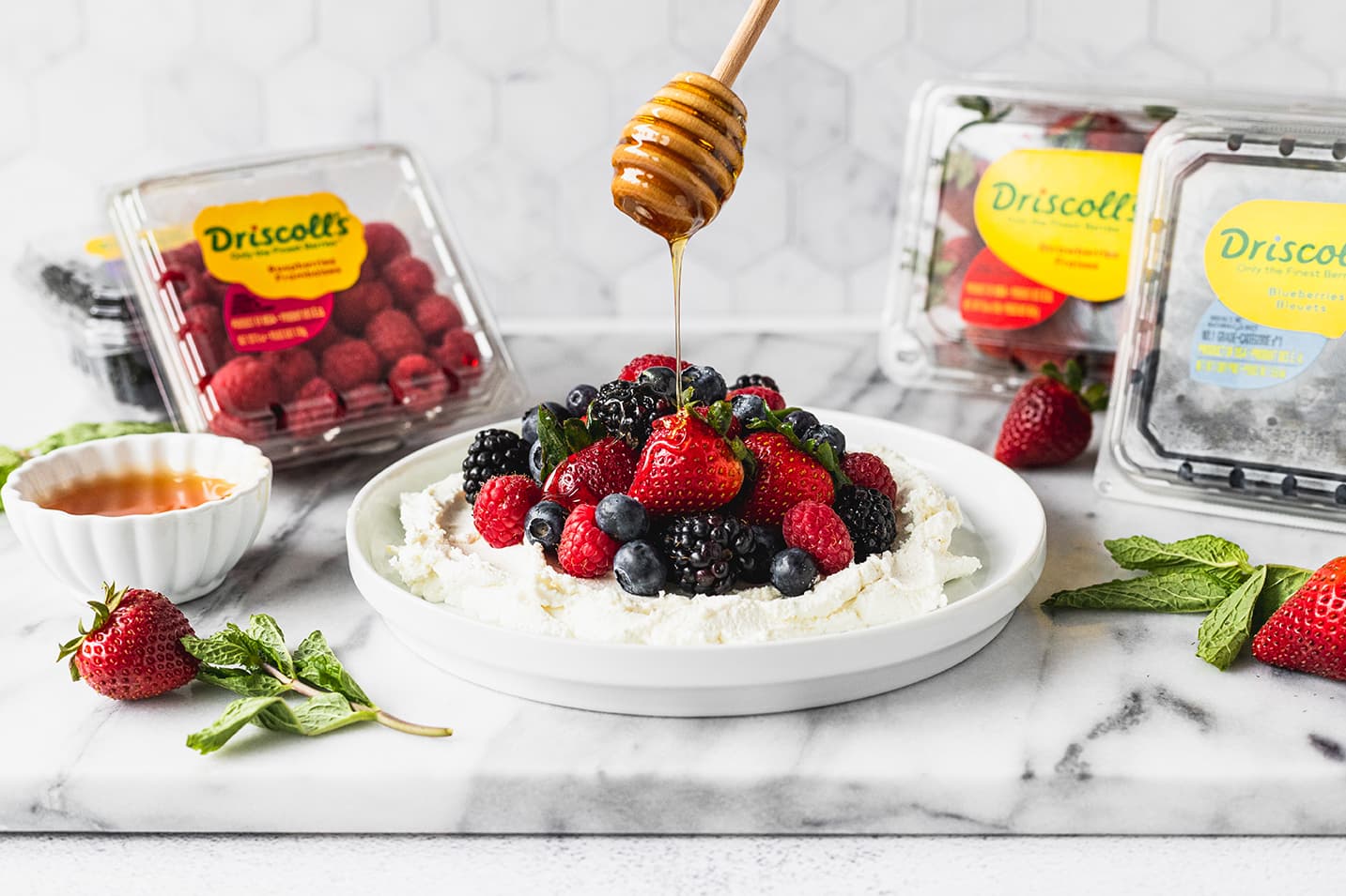 Goat Cheese with Driscolls Berries