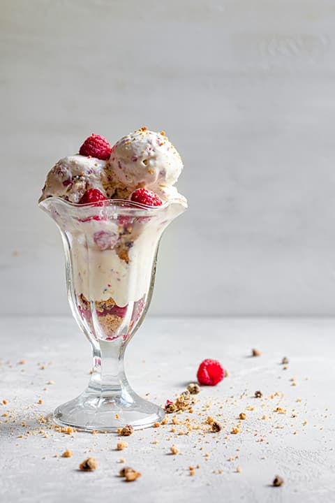 Raspberry Cookie Dough Ice Cream