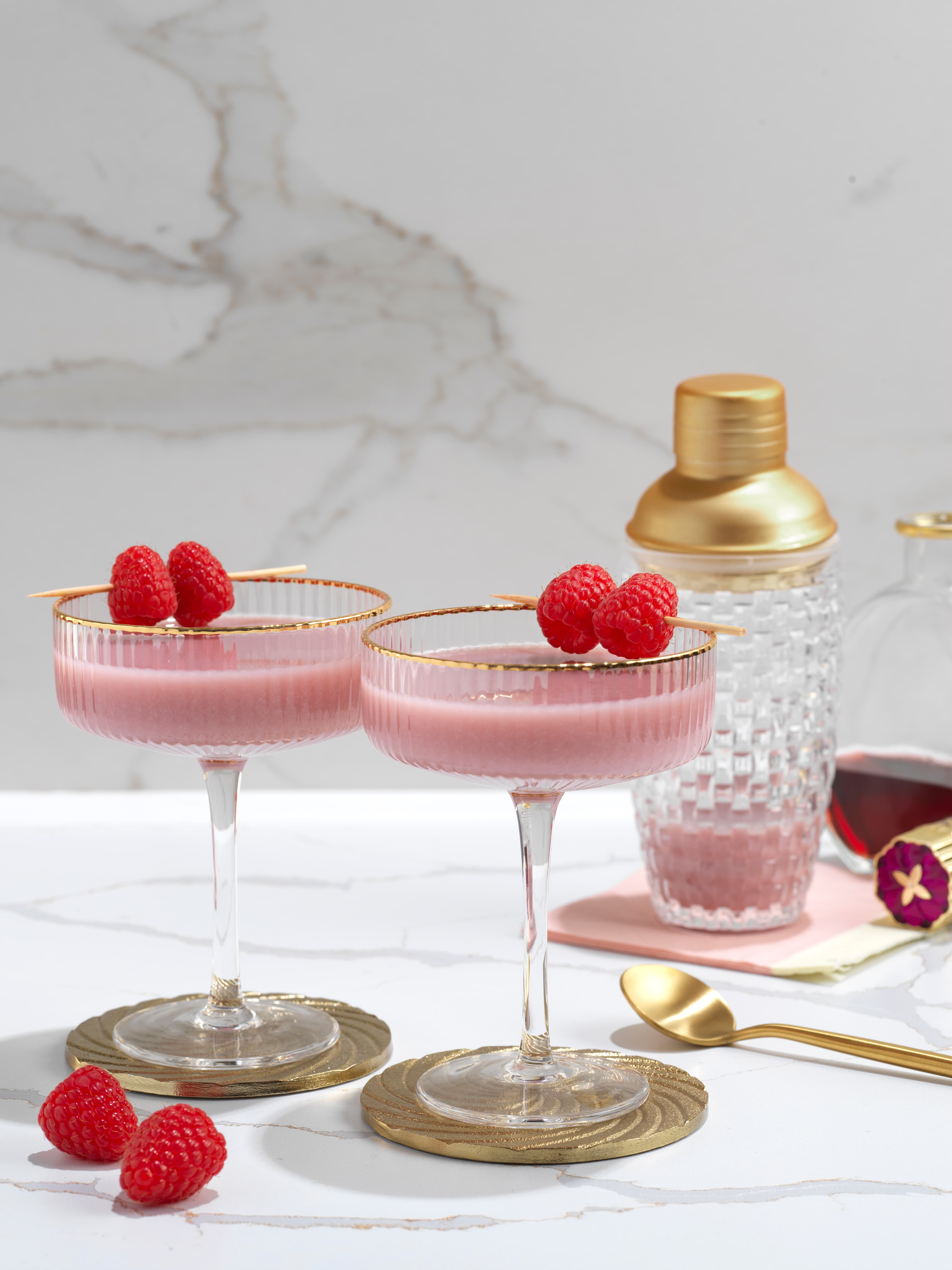 vodka cocktail with chambord liqueur