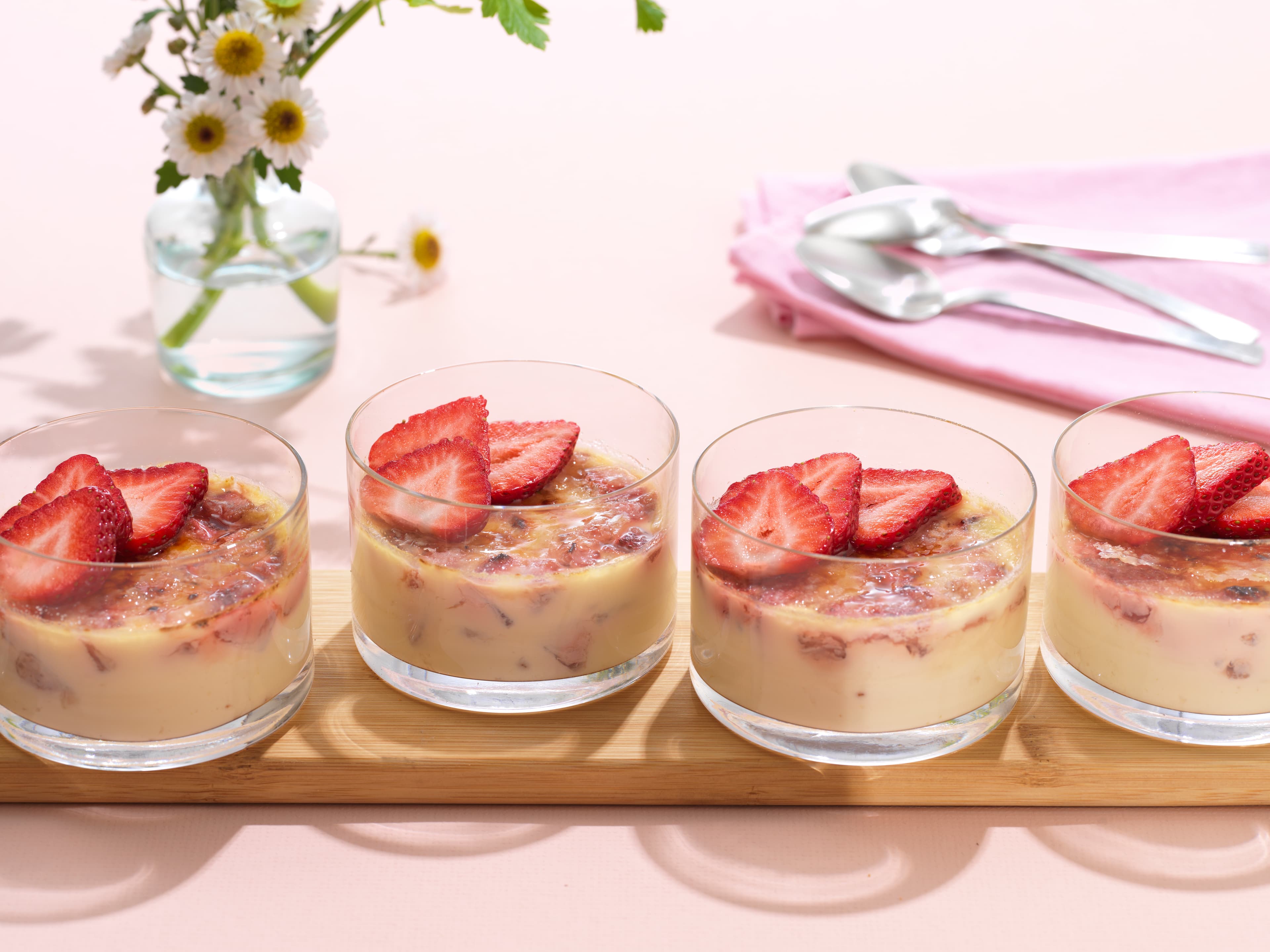 Strawberry Creme Brulee
