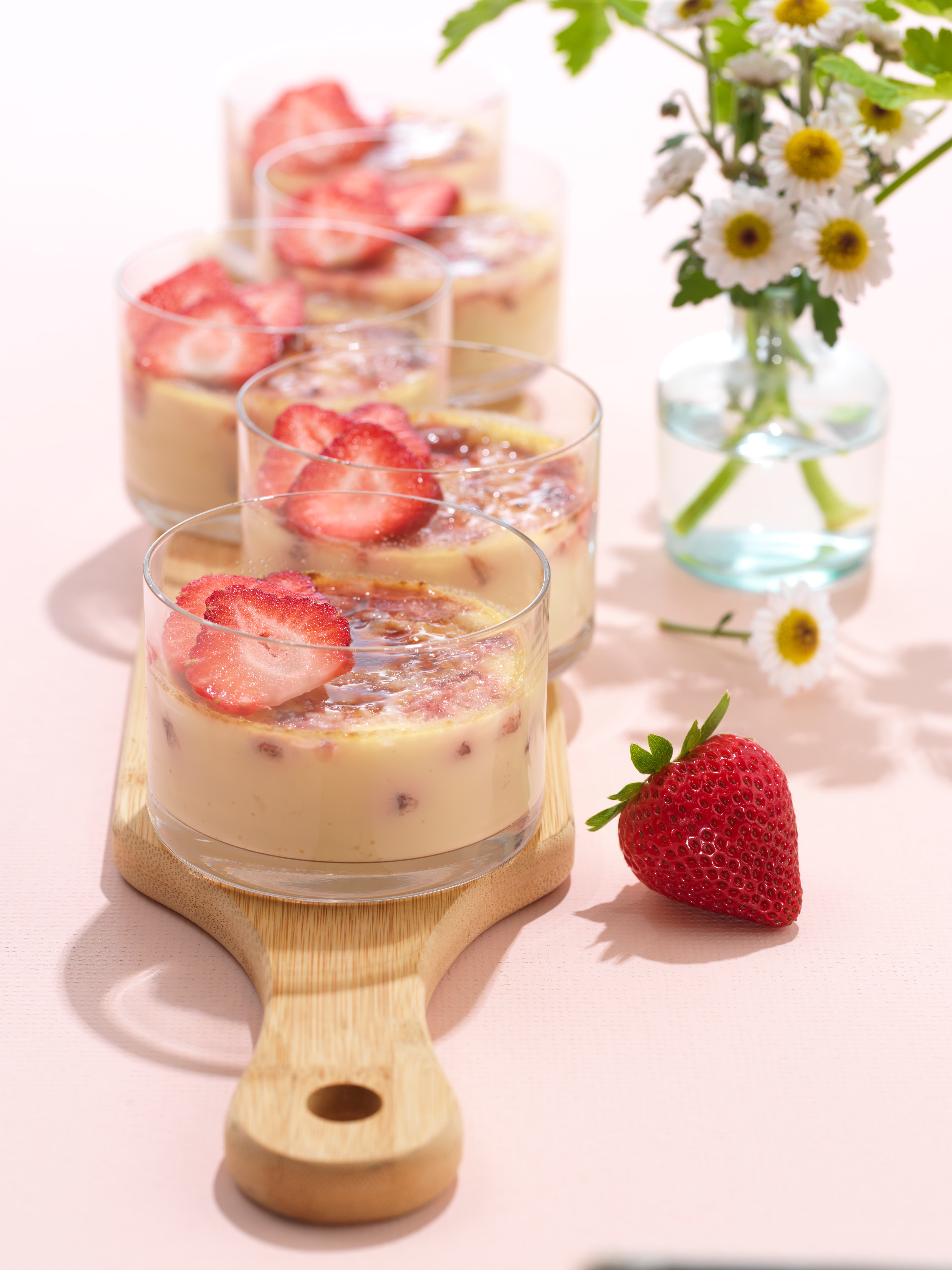 Strawberry Creme Brulee