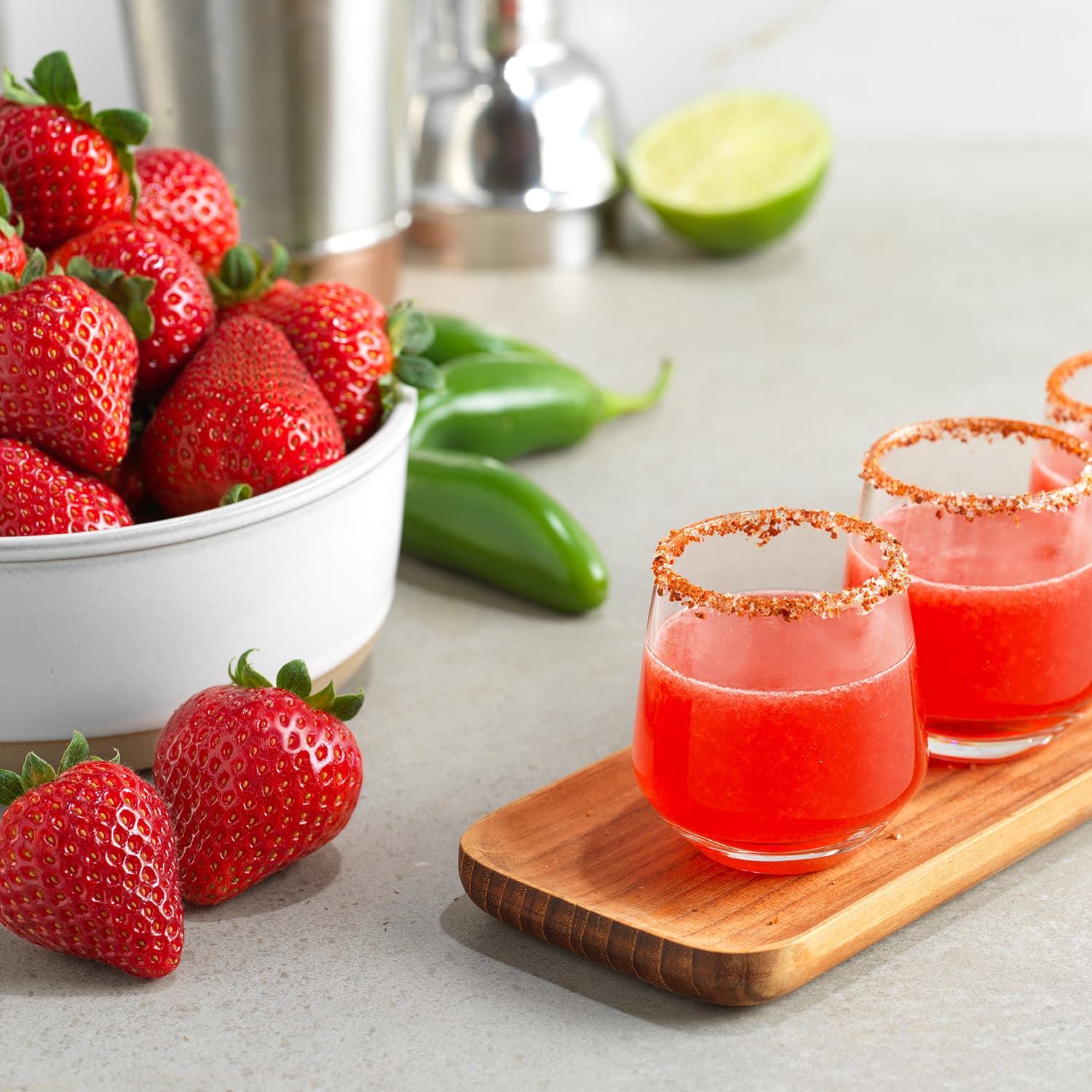 strawberry jalapeno shooter