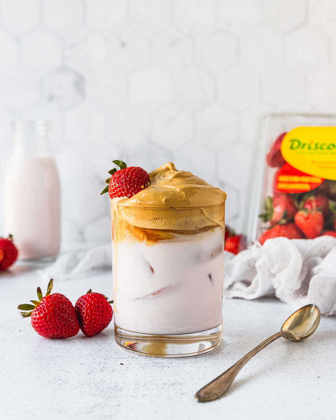 Driscoll's Strawberry Dalgona Coffee Recipe