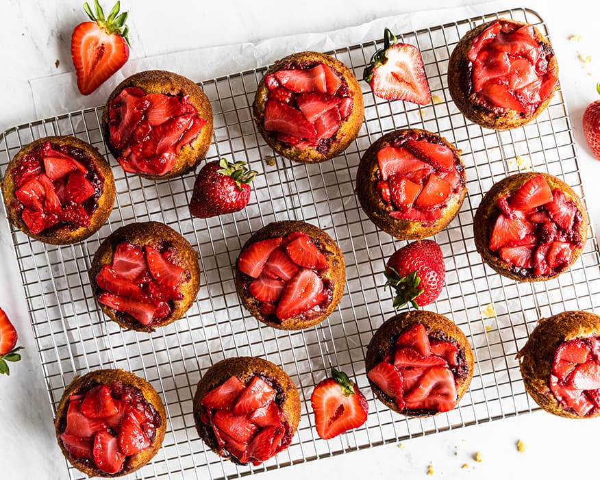 Driscoll's Strawberry Upside-Down Cakes