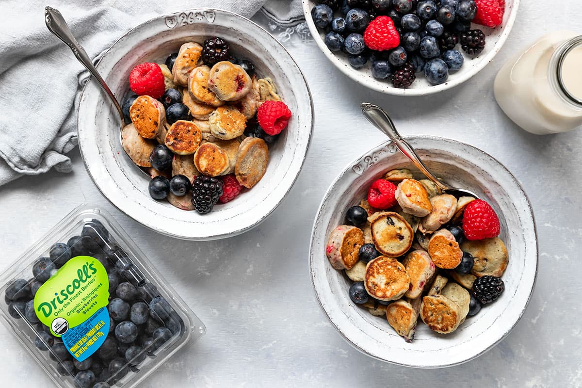 Vegan Berry Pancake Cereal