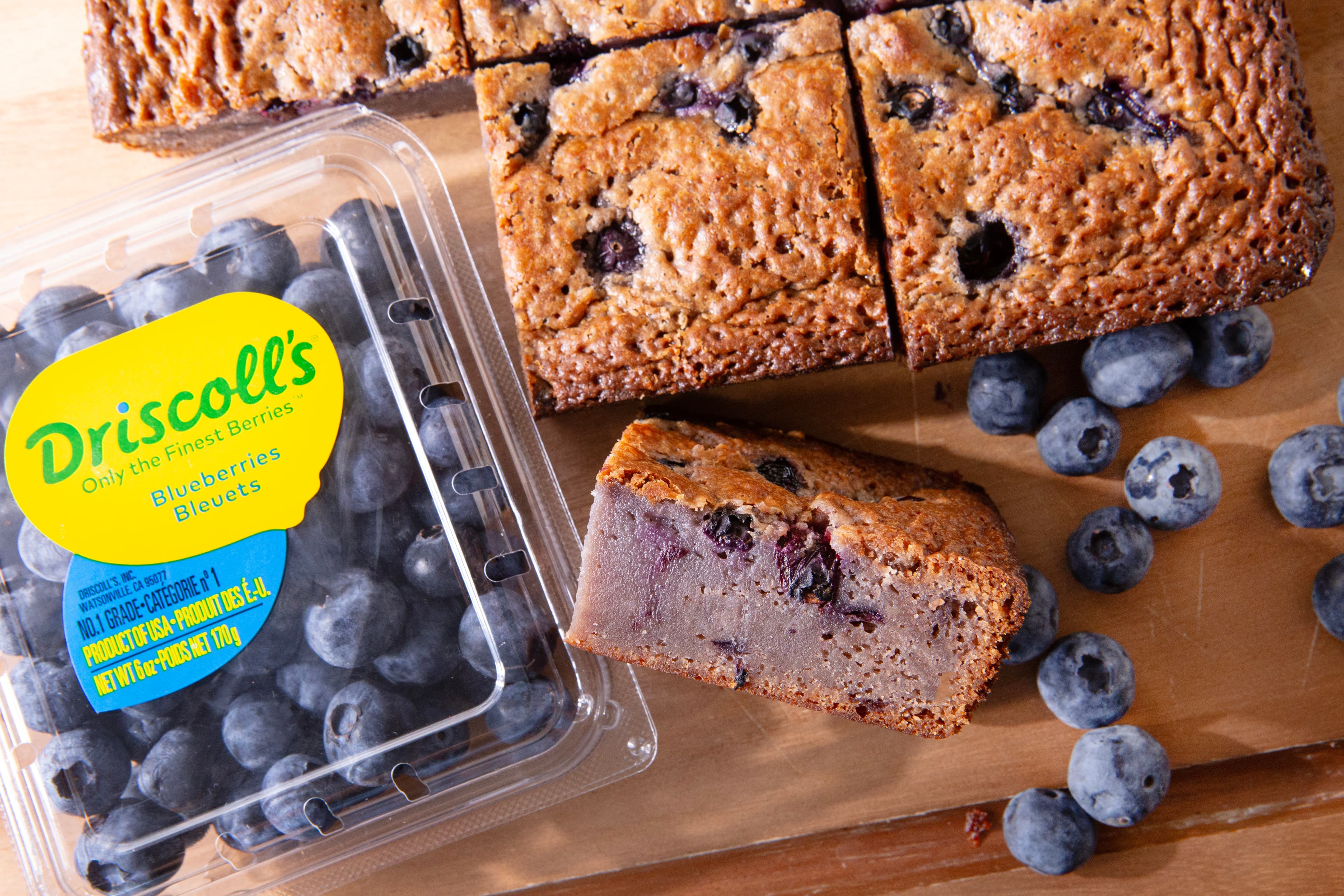 blueberry white chocolate brownies