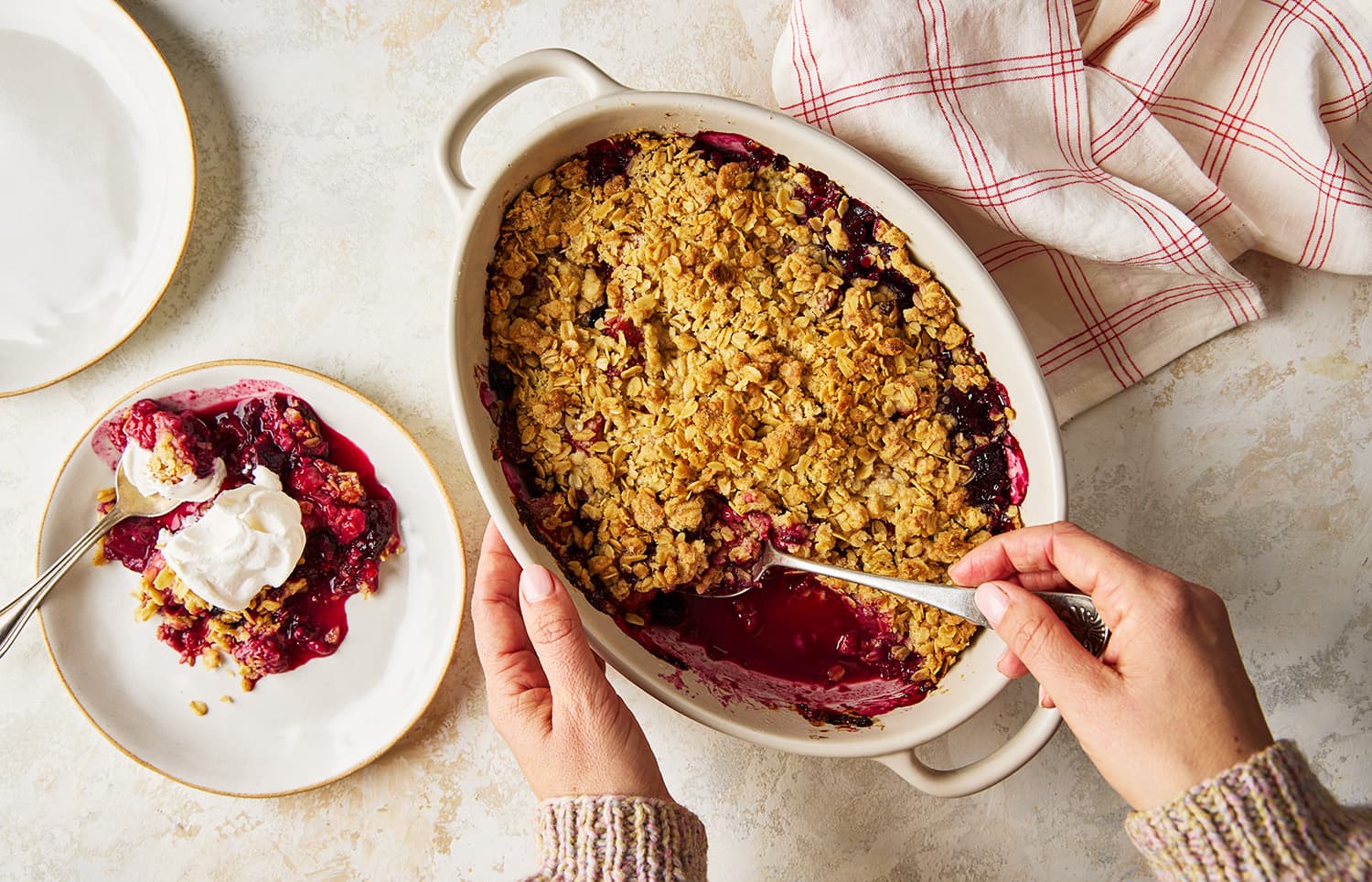mixed berry cobbler