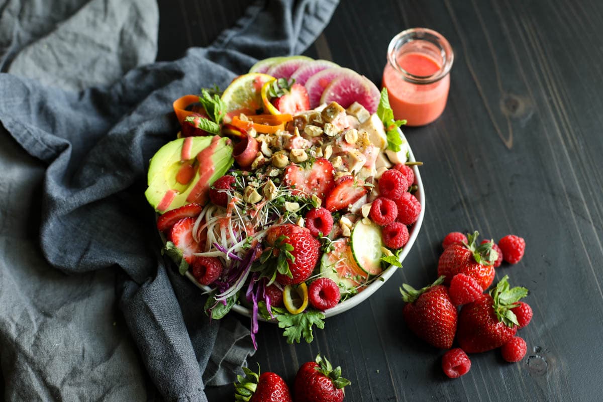 Berry Protein Salad Bowl