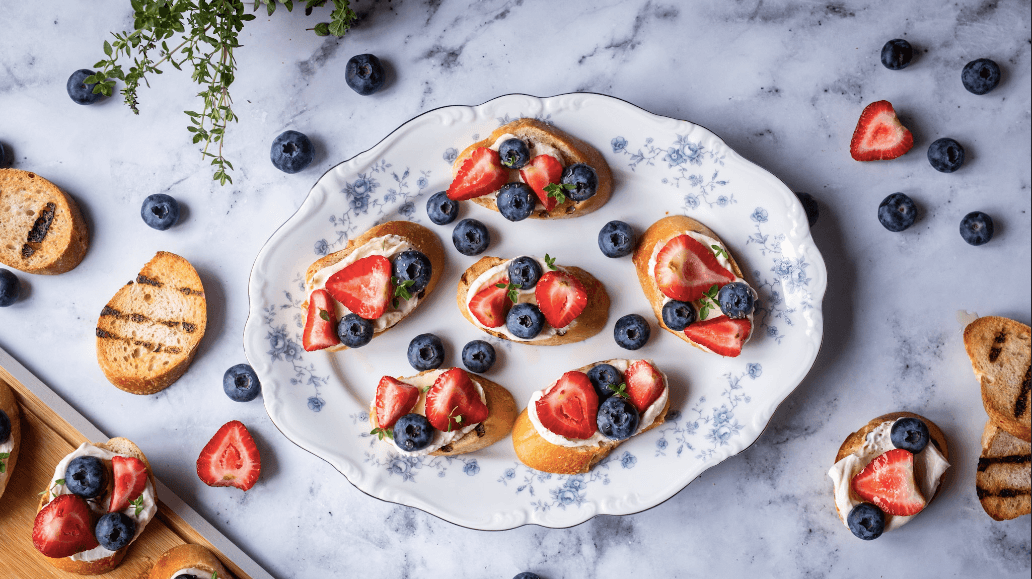 Goat cheese crostini recipe